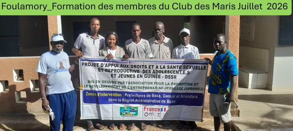 Formation des membres du Club des Maris de Foulamory